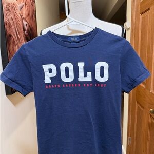 Polo Ralph Lauren Boys Navy Logo Tee M (10/12)